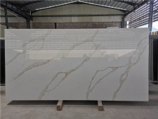 B Quality Calacatta Quartz Slab